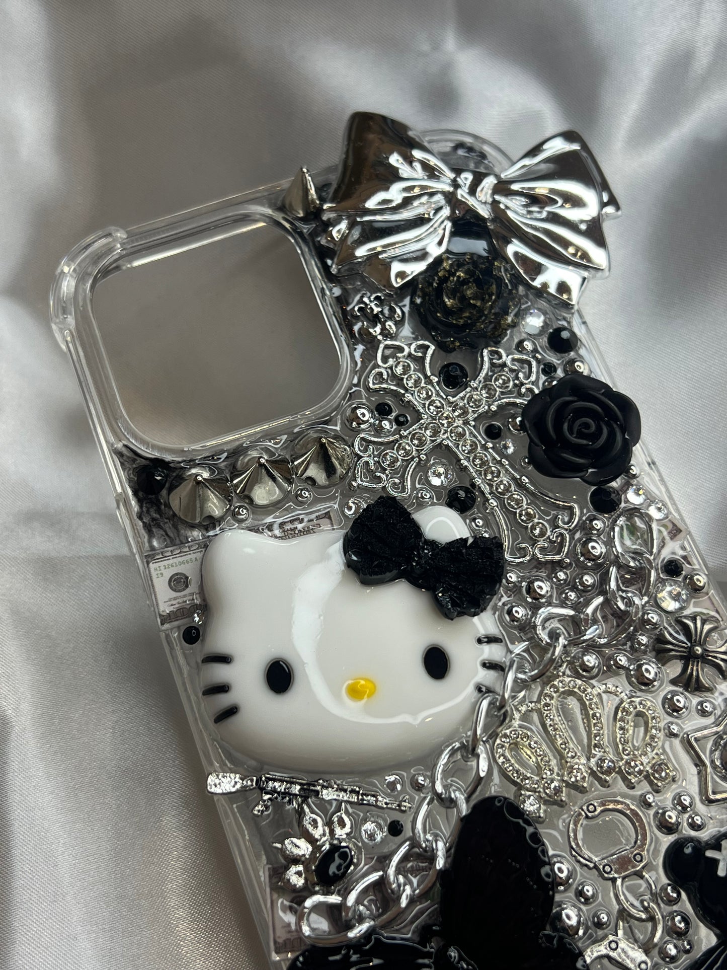 iPhone 13 Pro Max Gothic Hello Kitty Junk Case READY TO SHIP