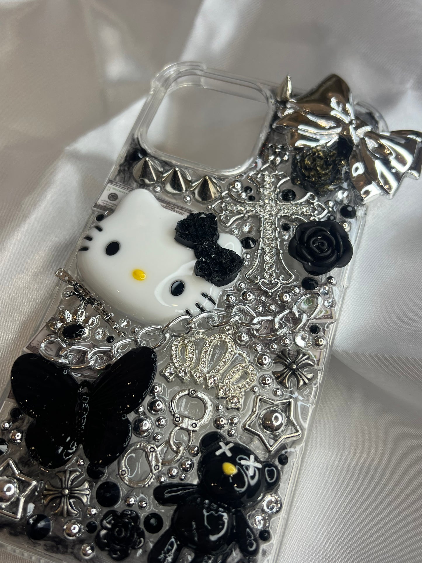iPhone 13 Pro Max Gothic Hello Kitty Junk Case READY TO SHIP