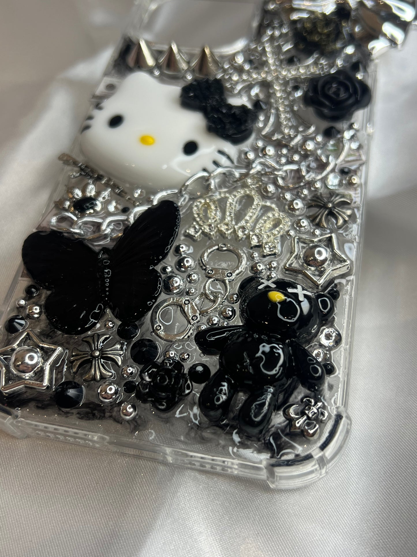 iPhone 13 Pro Max Gothic Hello Kitty Junk Case READY TO SHIP